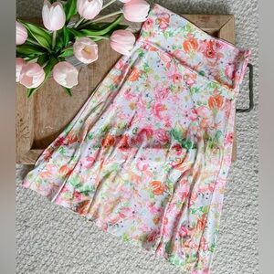 LuLaRoe Floral Skirt